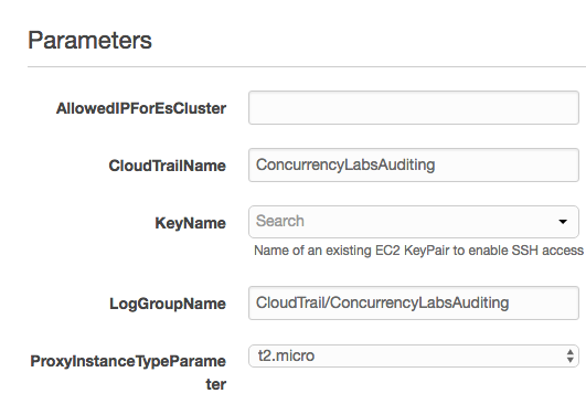 CloudFormation create stack